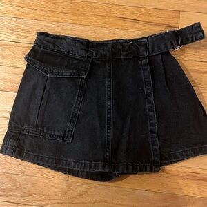 Zara girls denim skort size 9